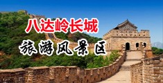 插美女尿口中国北京-八达岭长城旅游风景区